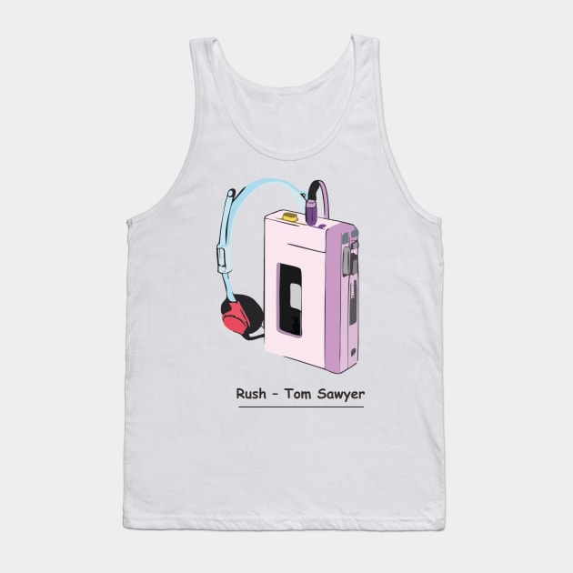 Rush - Tom Sawyer Tank Top by babul hasanah